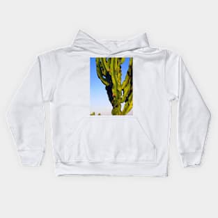 Cactus with moon Kids Hoodie